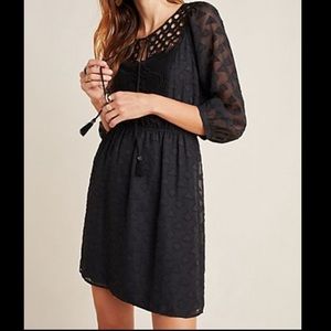 Anthropologie Daniel Rainn Black Dress